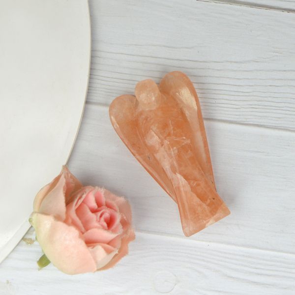 Natural Crystal Angel Size 5 cm (2 inch)