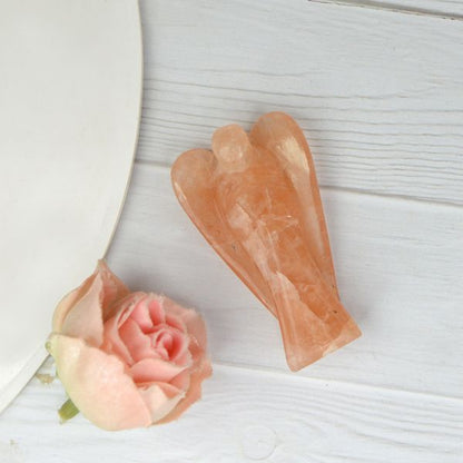 Natural Crystal Angel Size 5 cm (2 inch)