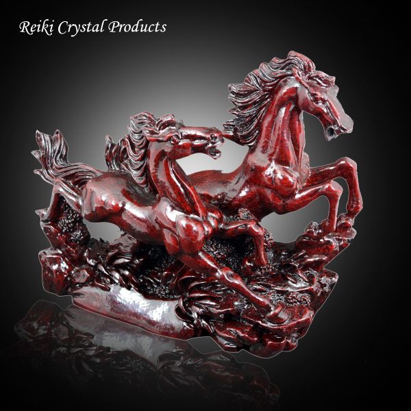 2 / Two Red Running Horse