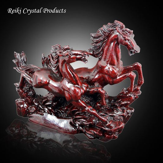 2 / Two Red Running Horse