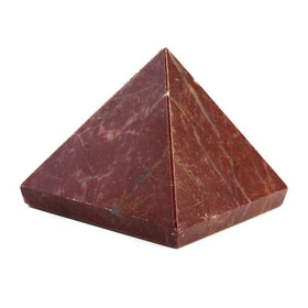 Natural Red Jasper pyramid 45-50mm Reiki charged for grounding
