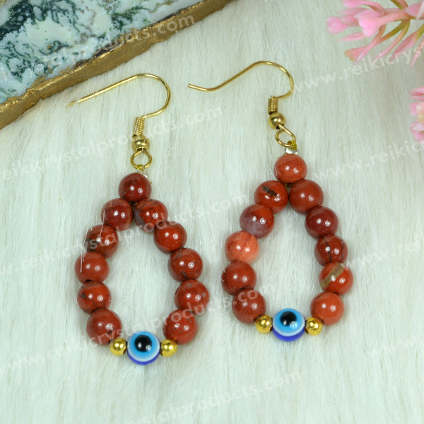 Natural Crystal Stone Bead Earring for Girls & Women