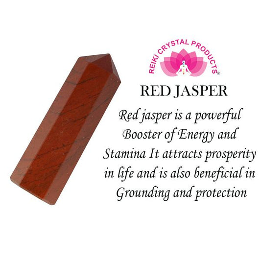 Red Jasper Crystal Pencil / Obelisks-25-30 mm