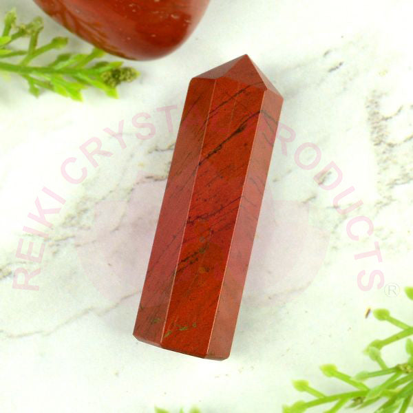 Red Jasper Crystal Pencil / Obelisks