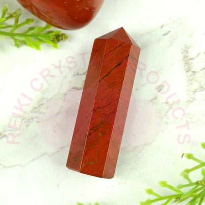 Red Jasper Crystal Pencil / Obelisks