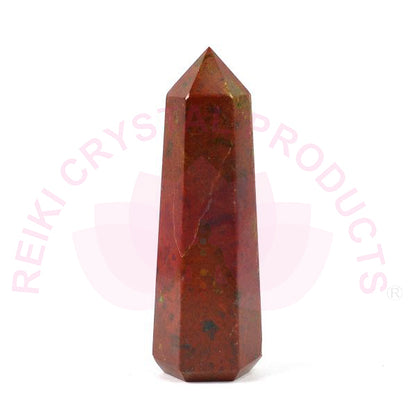 Red Jasper Crystal Pencil / Obelisks-50-55 mm
