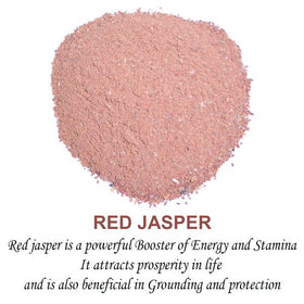 Red Jasper Crystal / Stone Dust / Chura