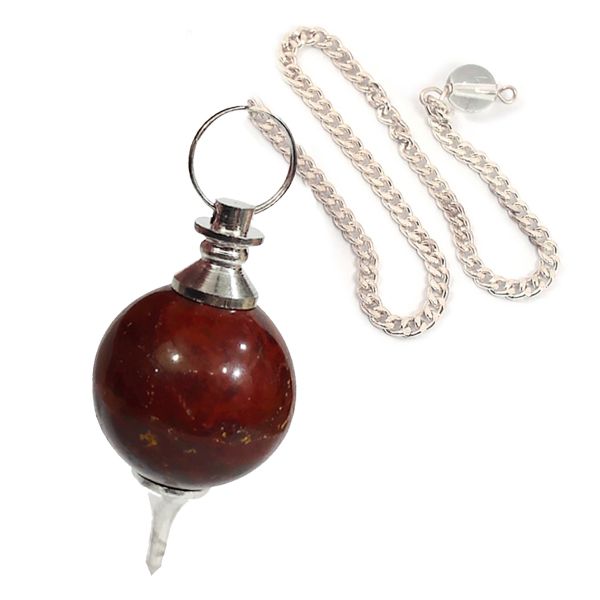 Natural Crystal Ball Dowser - Pendulam