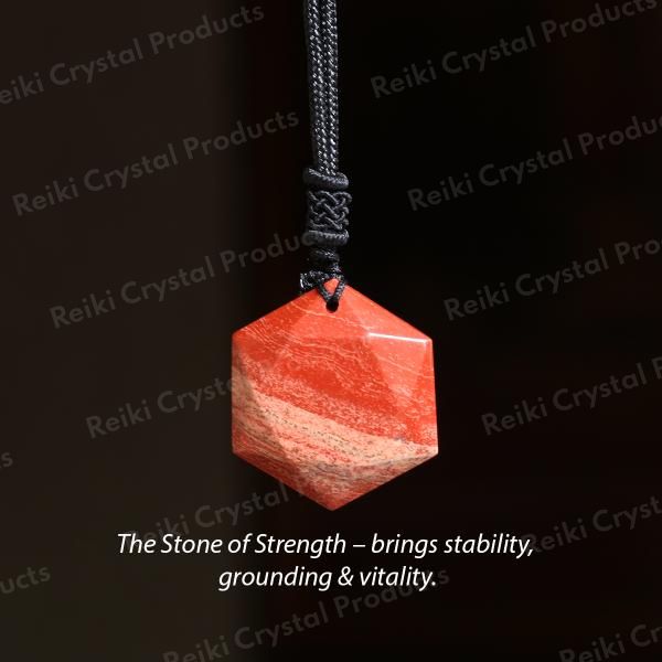 Natural Crystal Stone Star Shape Pendant with Thread for Unisex