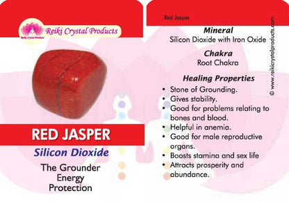 Red Jasper Crystal / Stone Chips-250 Grm