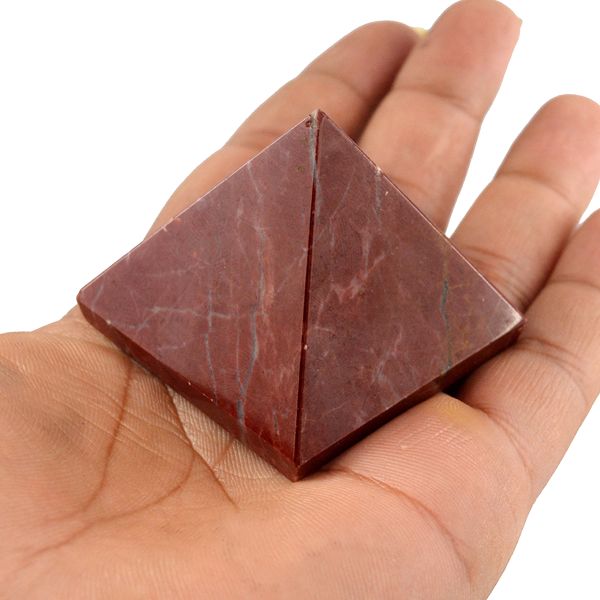 Red Jasper Pyramid for Reiki Healing / Grid and Vastu Correction