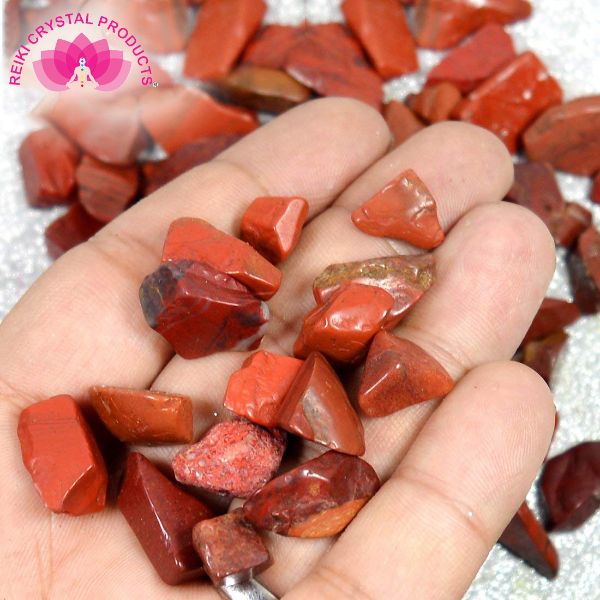 Natural Red Jasper Crystal / Stone Chips