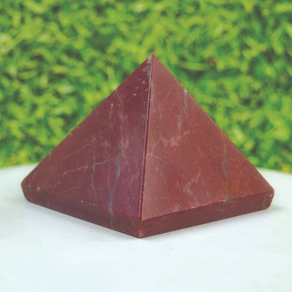 Red Jasper Pyramid for Reiki Healing / Grid and Vastu Correction