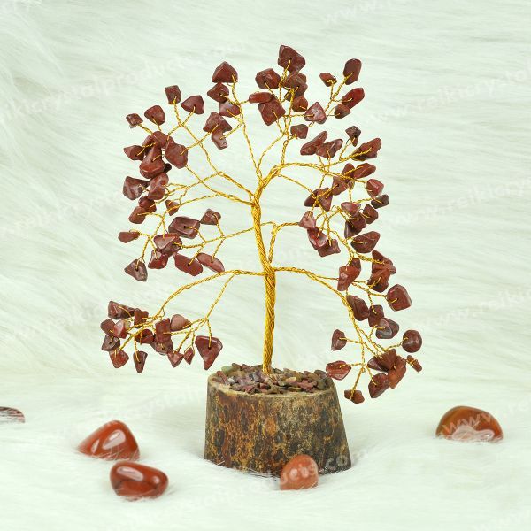 Red Jasper Natural Chips 100 Beads Tree