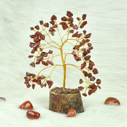 Red Jasper Natural Chips 100 Beads Tree