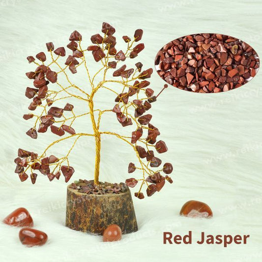 Red Jasper Natural Chips 100 Beads Tree