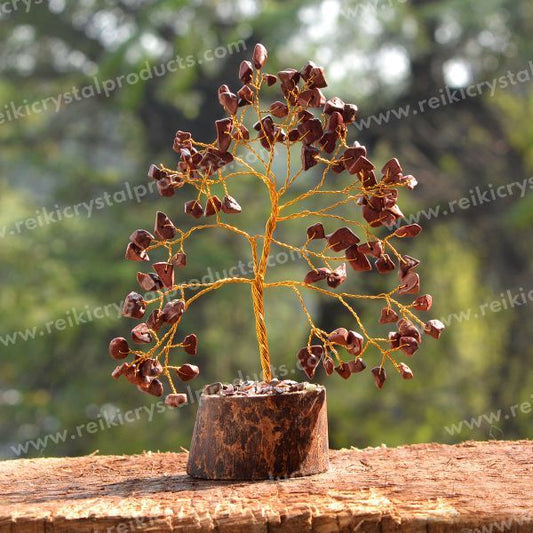 Red Jasper Natural Chips 100 Beads Tree