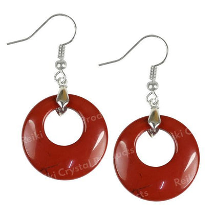 Crystal Stone Circle Shape Earrings for Girls / Women