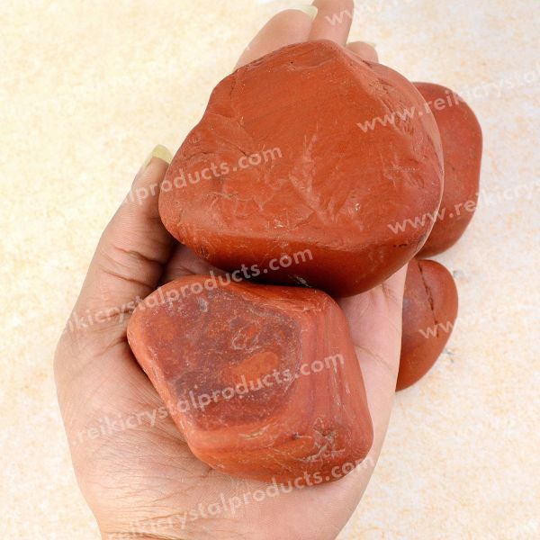 Red Jasper Round Shape Raw Rough Stones