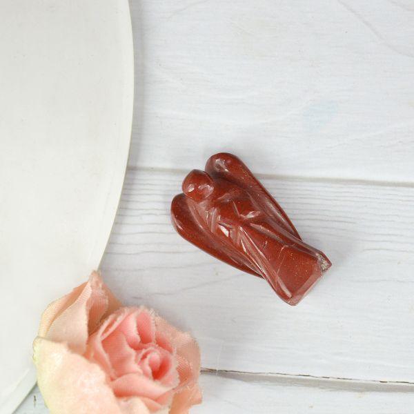 Natural Crystal Angel Size 2.4 cm (1 inch)