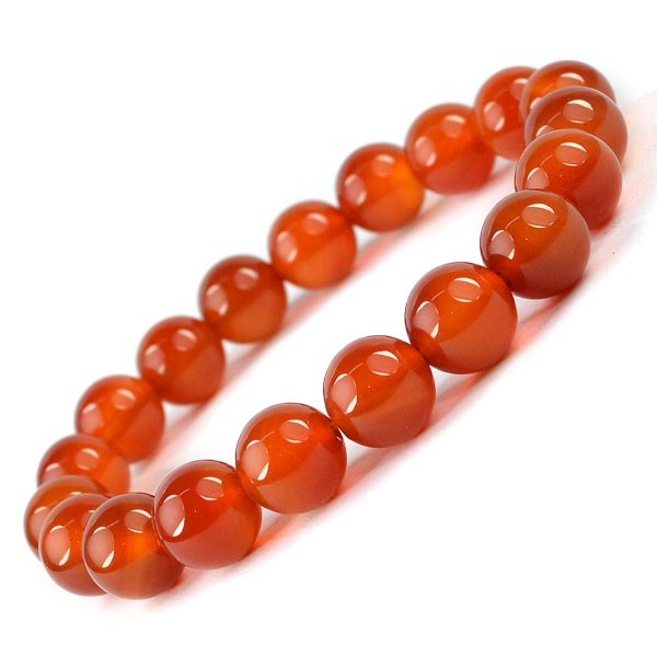 Natural Crystal Stone 10 mm Round Beads Bracelet