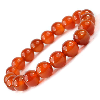 Natural Crystal Stone 10 mm Round Beads Bracelet
