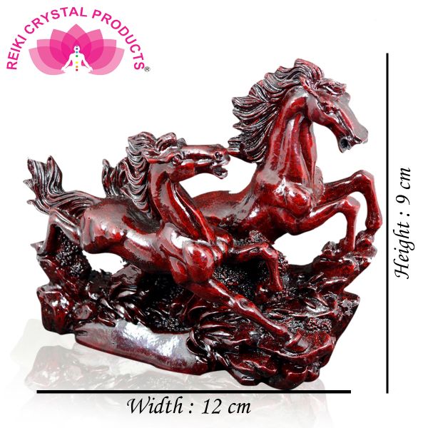 2 / Two Red Running Horse