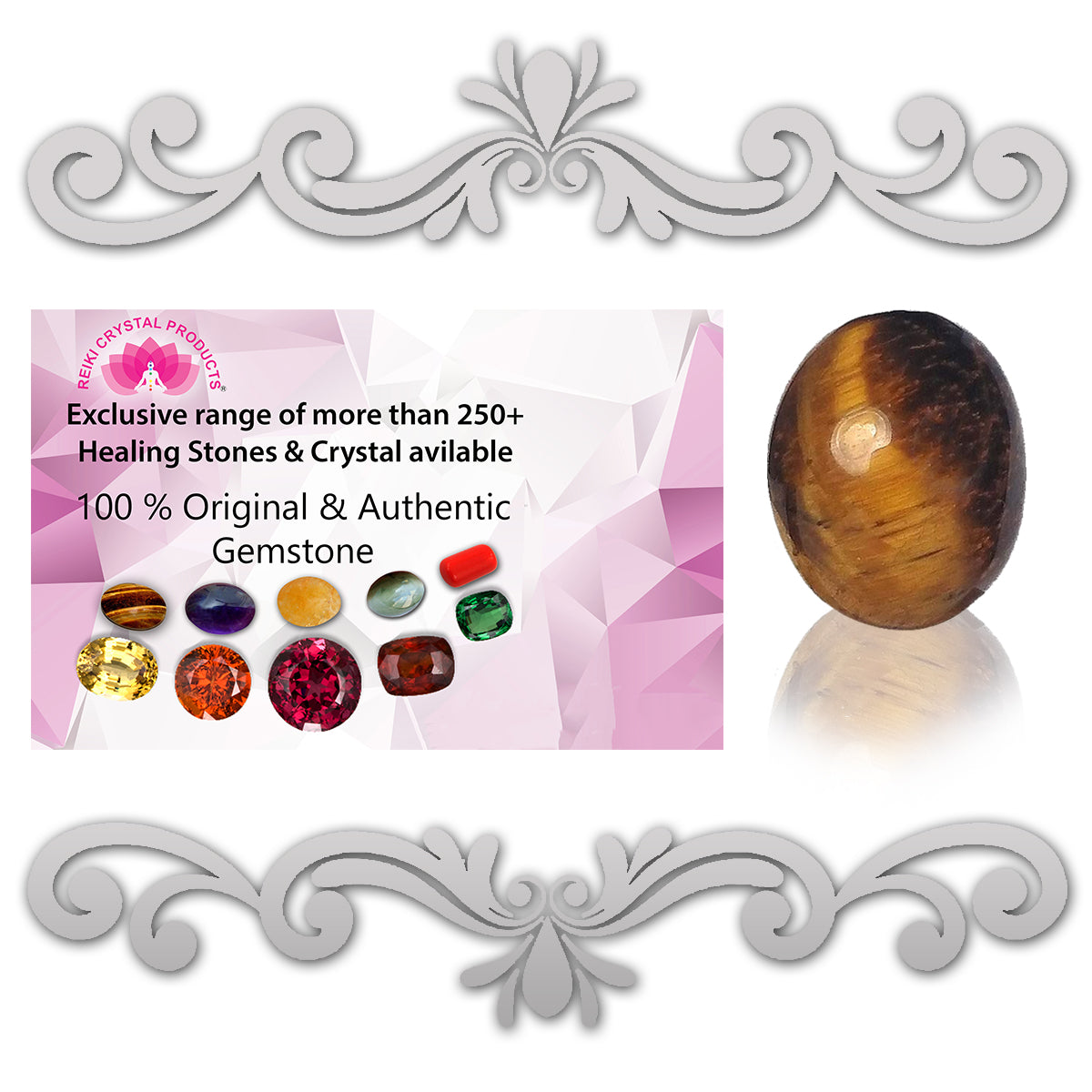 Natural Tiger Eye Oval Shape Loos Gemstone