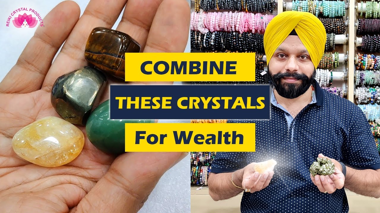 Load video: Crystal for wealth - Combine these stones to attract money | Reiki Crystal Products