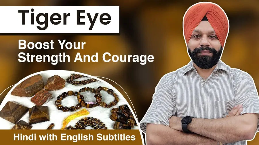 Load video: Tiger Eye Stone - How to use It ? | Tiger Eye Stone Benefits | Reiki Crystal Products