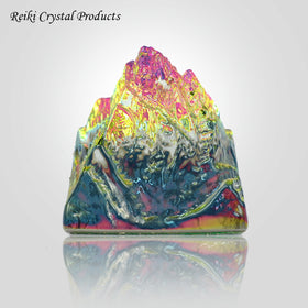 Crystal Glass Rock Pyramid
