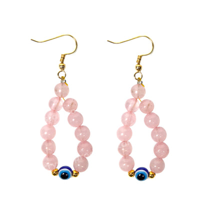 Natural Crystal Stone Bead Earring for Girls & Women