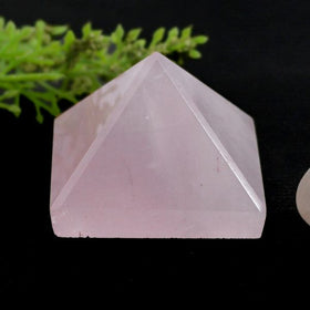 Natural Rose Quartz Pyramid 30-35 mm Reiki Charged