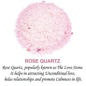 Rose Quartz Crystal / Stone Dust / Chura