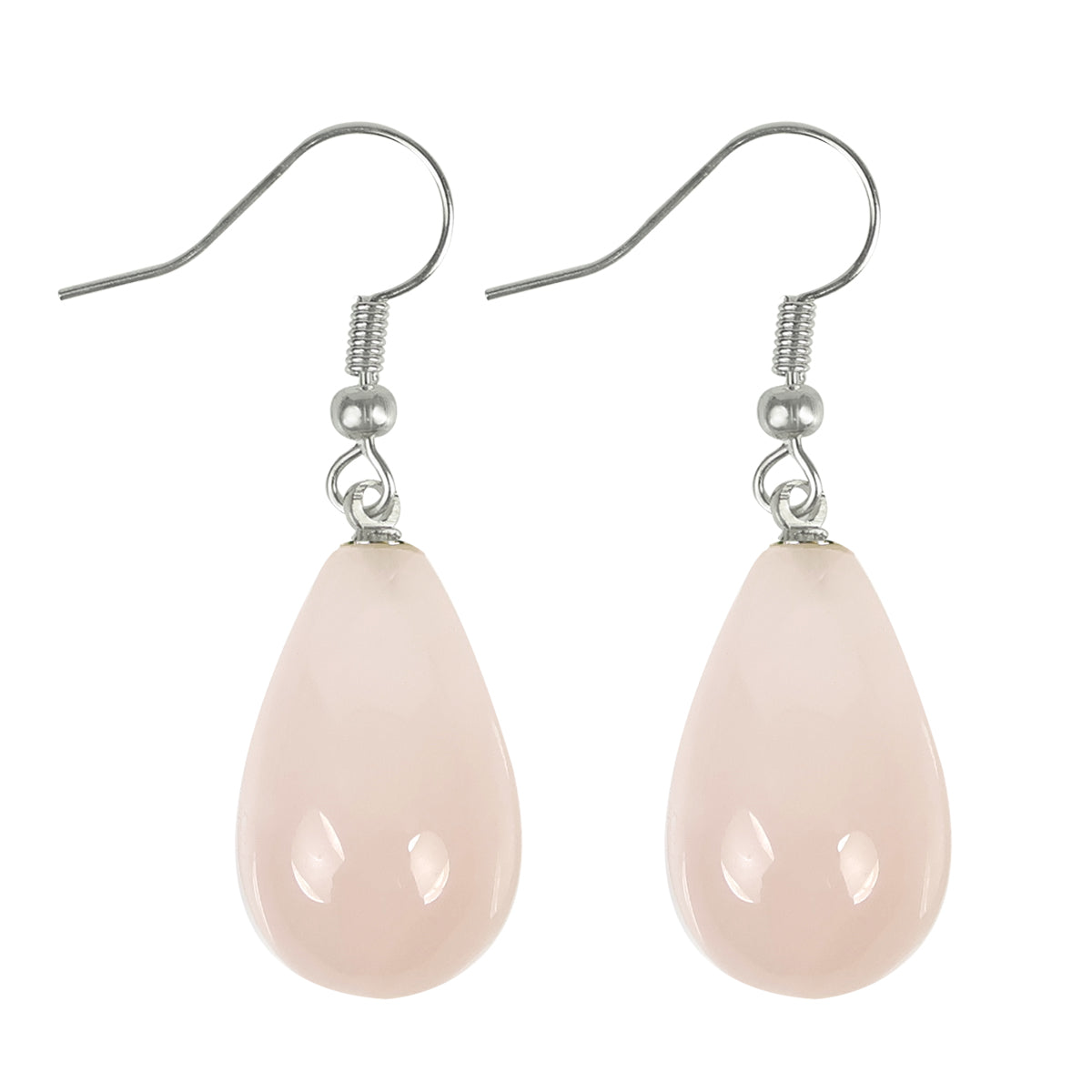 Natural Crystal Stone Drop Shape Earrings for Girls / Women