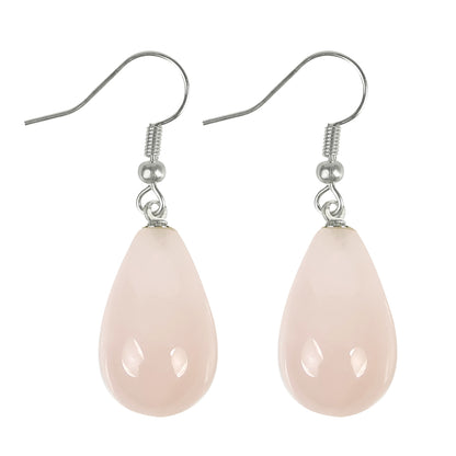 Natural Crystal Stone Drop Shape Earrings for Girls / Women