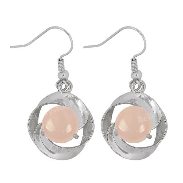 Natural Crystal Stone Earrings for Girls Women