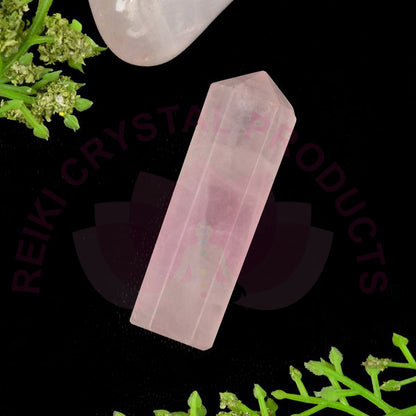Rose Quartz Crystal Pencil / Obelisks