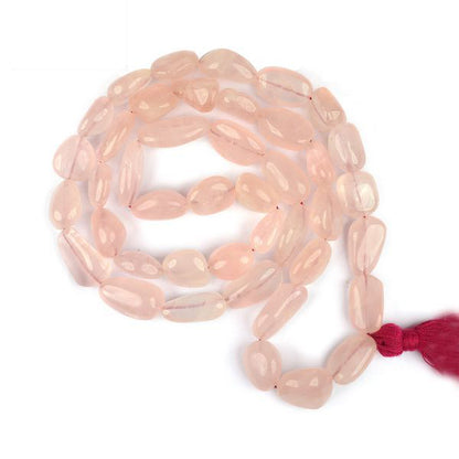 Natural Crystal Stone Tumble Beads Mala for Unisex
