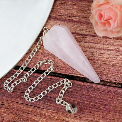 Natural Six Faceted Dowser - Pendulum