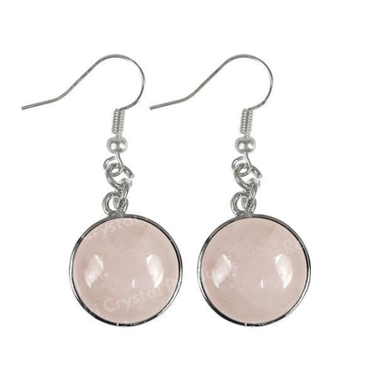 Natural Crystal Stone Hanging Earrings