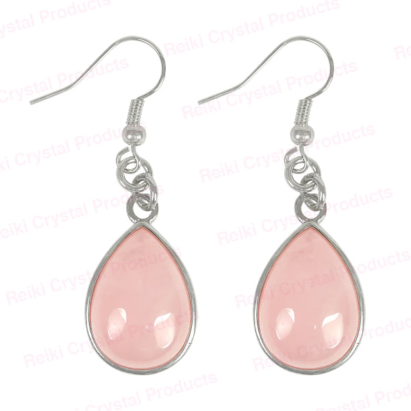 Natural Crystal Stone Drop Shape Earrings for Girls / Women