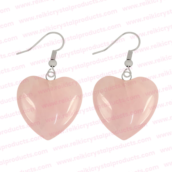 Crystal Stone Heart Shape Earrings for Girls Women