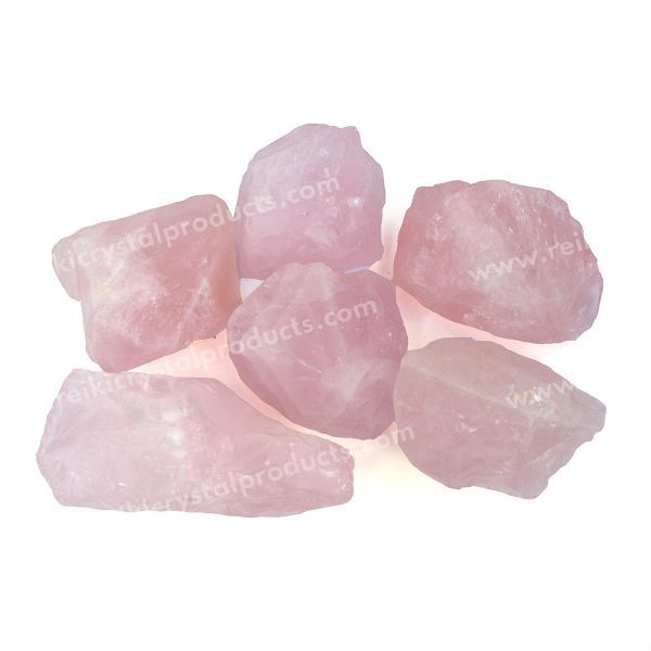 Rose Quartz Raw Rough Stones