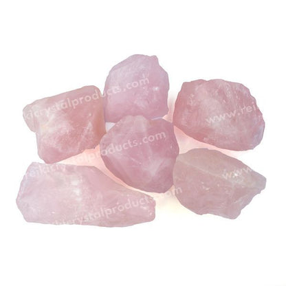 Rose Quartz Raw Rough Stones