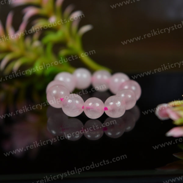 AAA Natural Crystal Stone Beads Ring 6mm