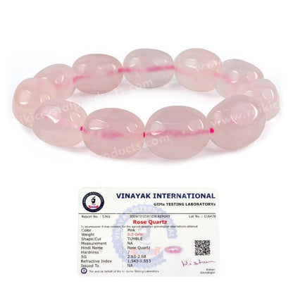 Certified Big Round Tumble Bracelet