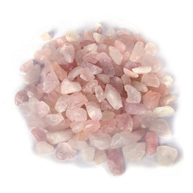 Natural Rose Quartz Crystal / Stone Chips
