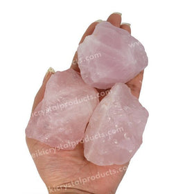 Rose Quartz Raw Rough Stones