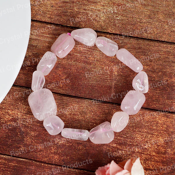 Natural Crystal Stone Tumble Bracelet